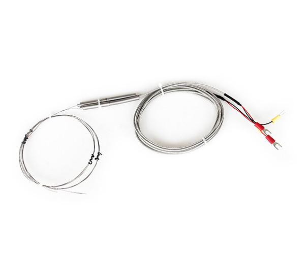 Ultrafine sheathed thermocouples